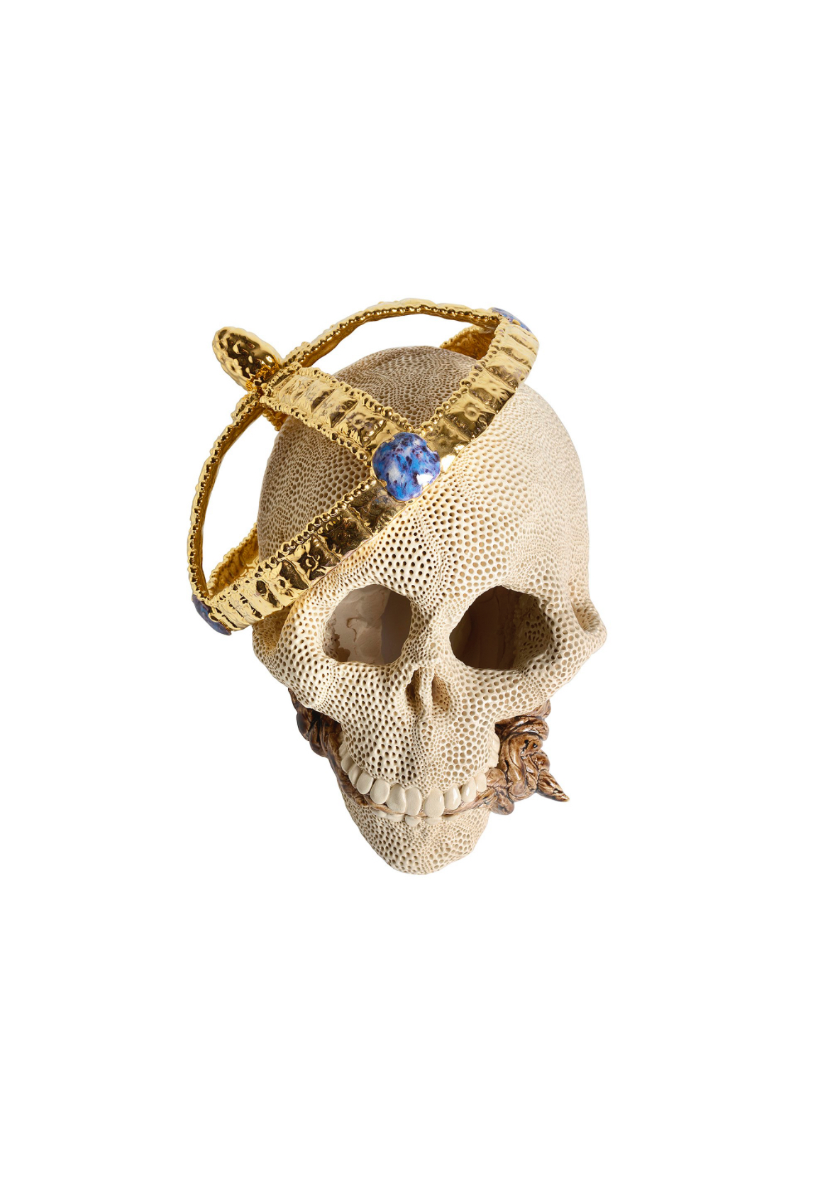 Carolein Smit — Skull with Crown, Front view