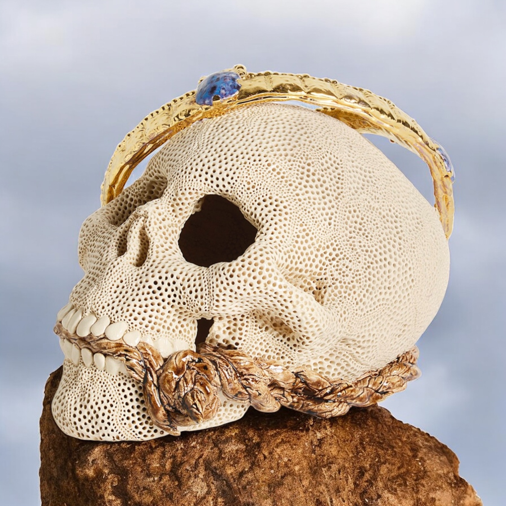 Carolein Smit — Skull with Crown