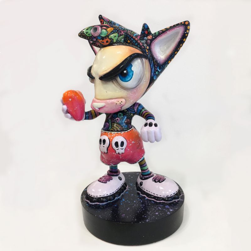Loes van Delft — NIKI (2018), painted resin sculpture